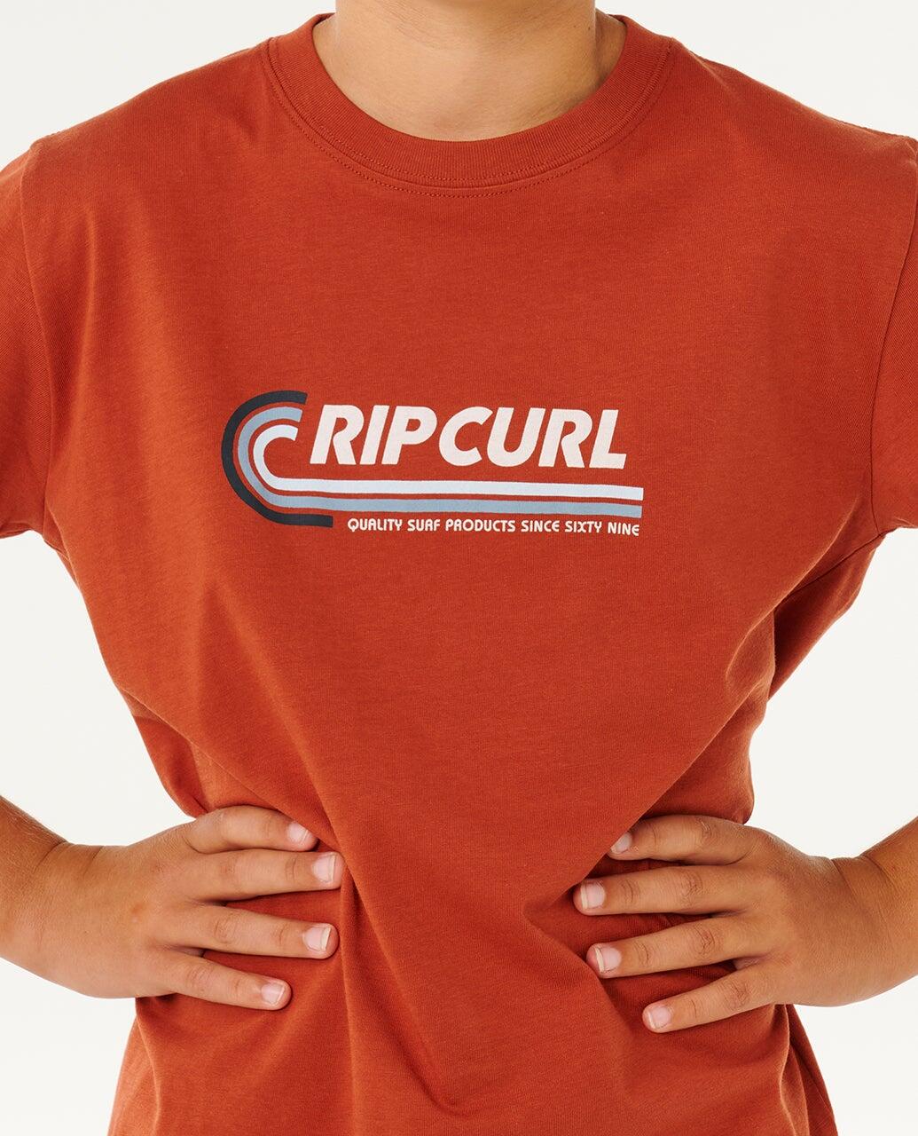 T-shirt Garçon Streamline Like Mumma Tee - Baked Clay 5/6
