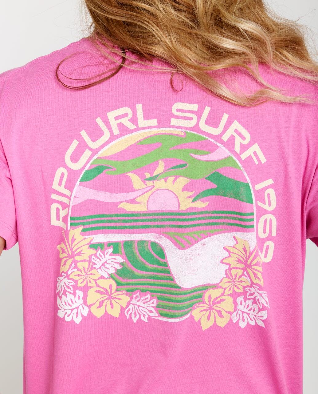 T-shirt Dames Molokaï Relaxed - Super Pink 5/6