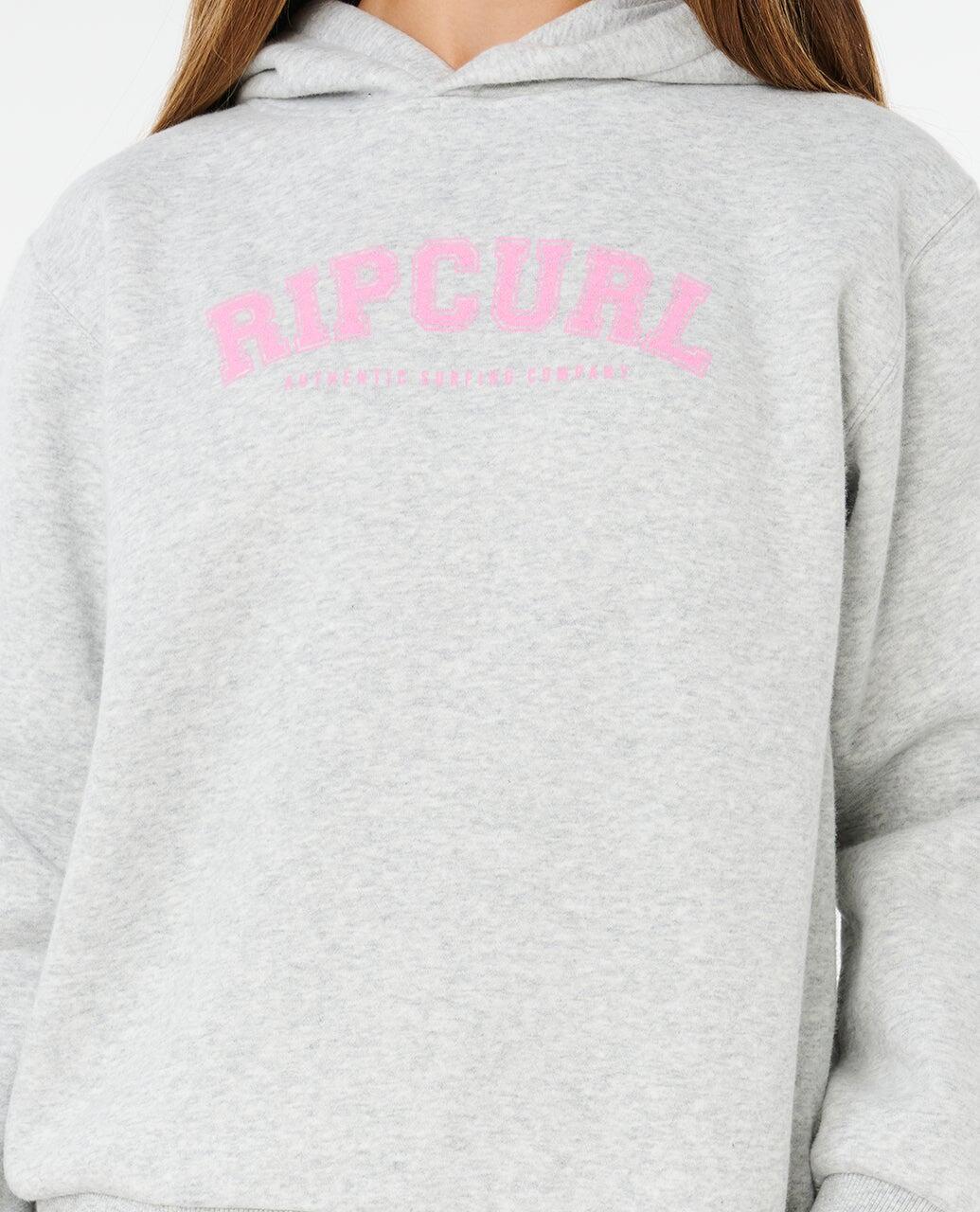 Sweat à capuche Fille Staple Varsity - Light Grey Marle 5/6