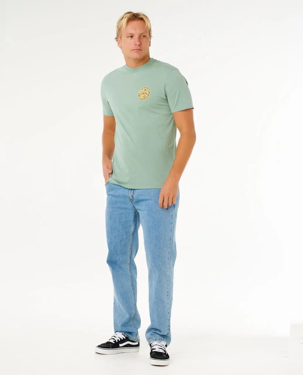 T-shirt Heren Streamline Palmy Standard Tee - Aloe 7/7
