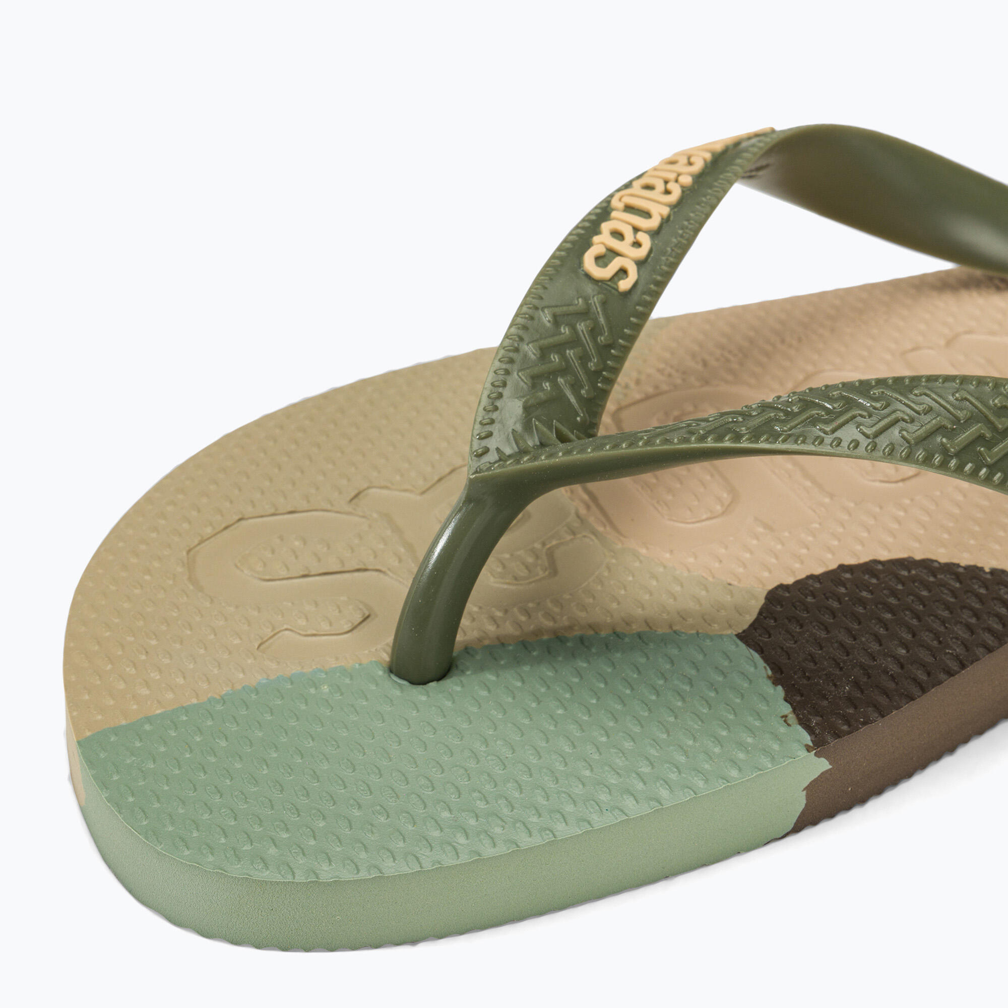 Tongs Verte/Beige Homme Havaianas Slim 1740 7/7