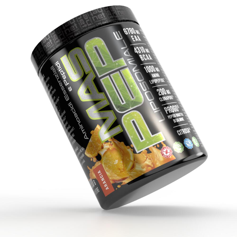 Mas Pep Liposomiale Miscela EAA BCAA 22 Aminoacidi (300g Gusto Arancia) 3/5