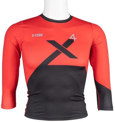 G-form longarmshirt youth pro x4 s/m red/black