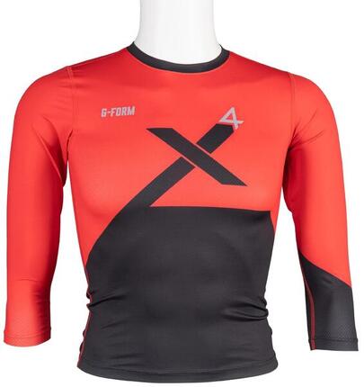 G-FORM Pro-X4 youth longshirt longarm L/XL czerwono-czarny