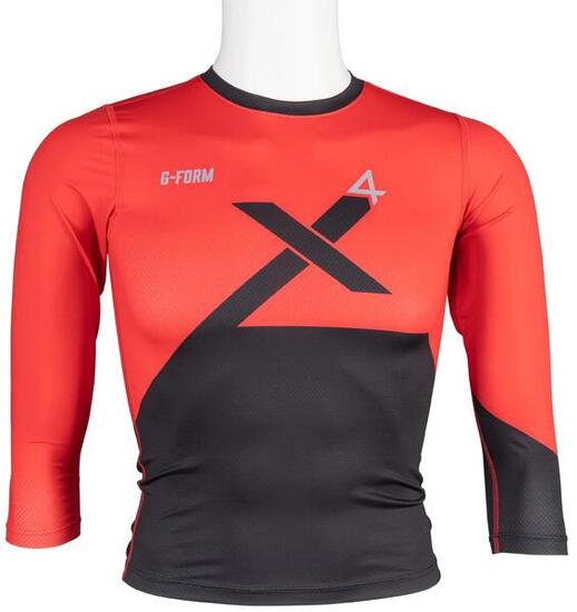 G-FORM Pro-X4 youth longshirt longarm L/XL czerwono-czarny