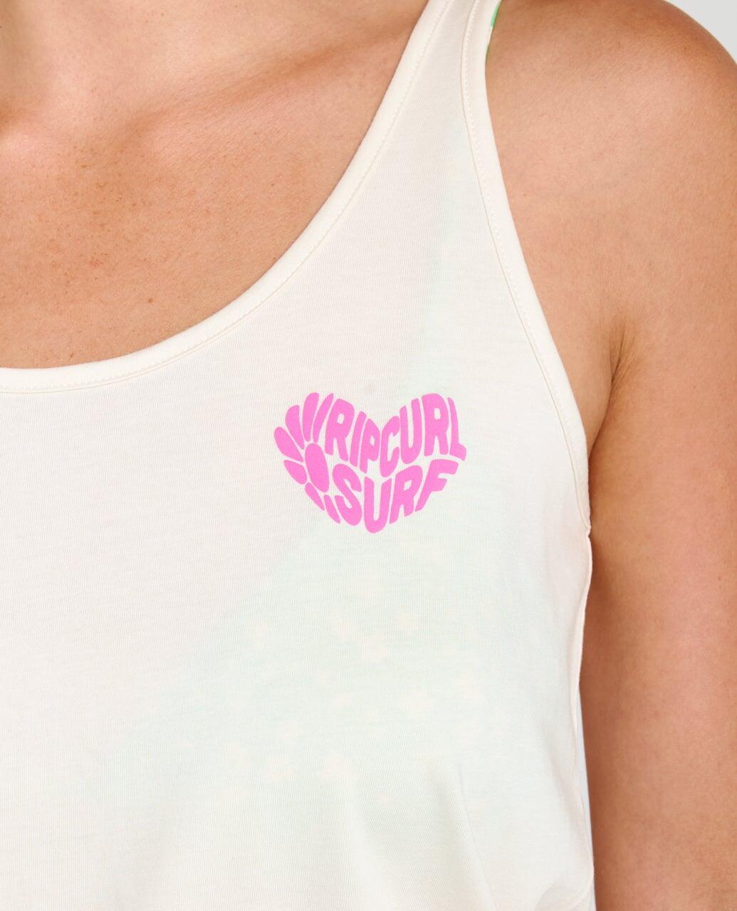 Produto Mulher Débardeur Rip Curl Heart - Off White 5/5
