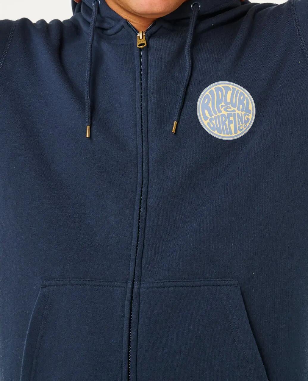 Produto Homem Streamline Zip Through Fleece - Dark Navy 5/7