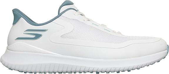 Skechers Go Golf Flight, chaussures de golf pour homme, blanc/bleu 2/6