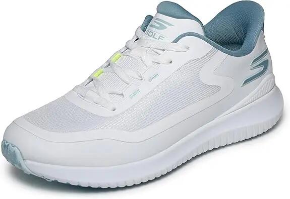 Skechers Go Golf Flight, scarpe da golf da uomo, bianco/blu 4/6