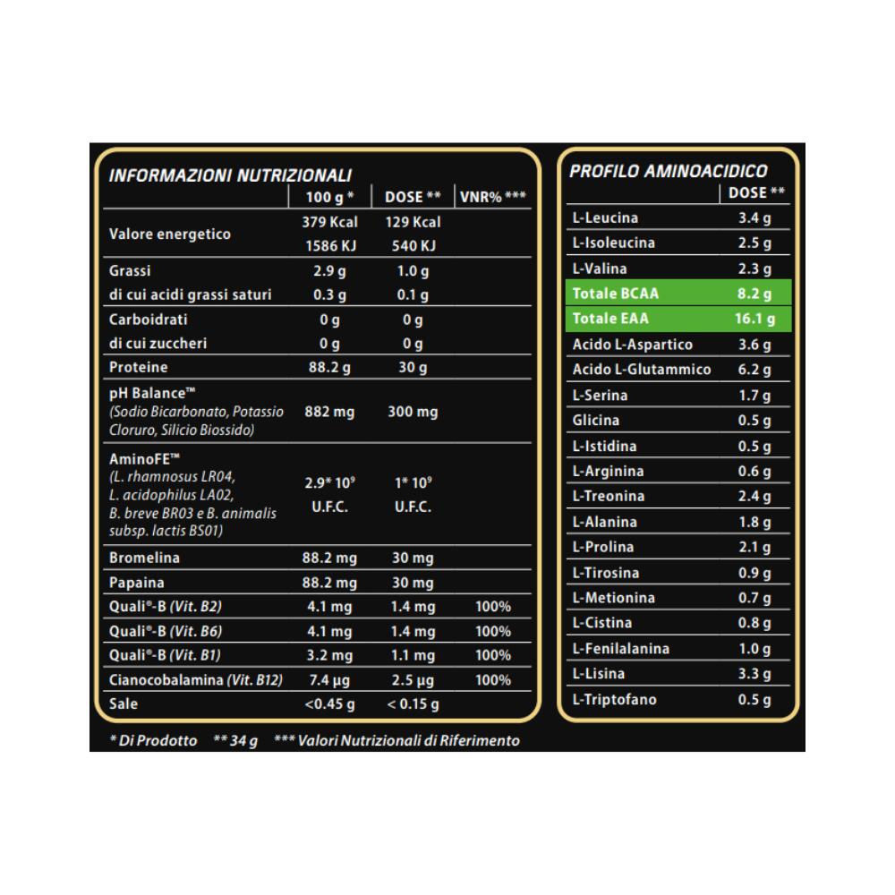 NET INTEGRATORI Proteine isolate idrolizzate VB Whey 104 9.8 Wafer Nocciola 900g 5/5
