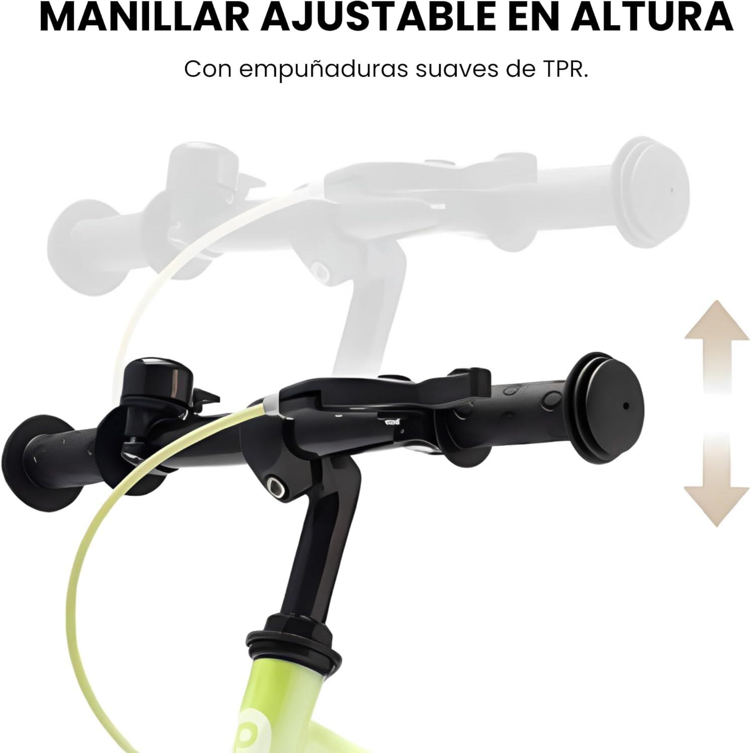 Bicicleta Infantil Miniby 3 en 1, Modo Sin Pedales, con Ruedines y con Pedales 5/7