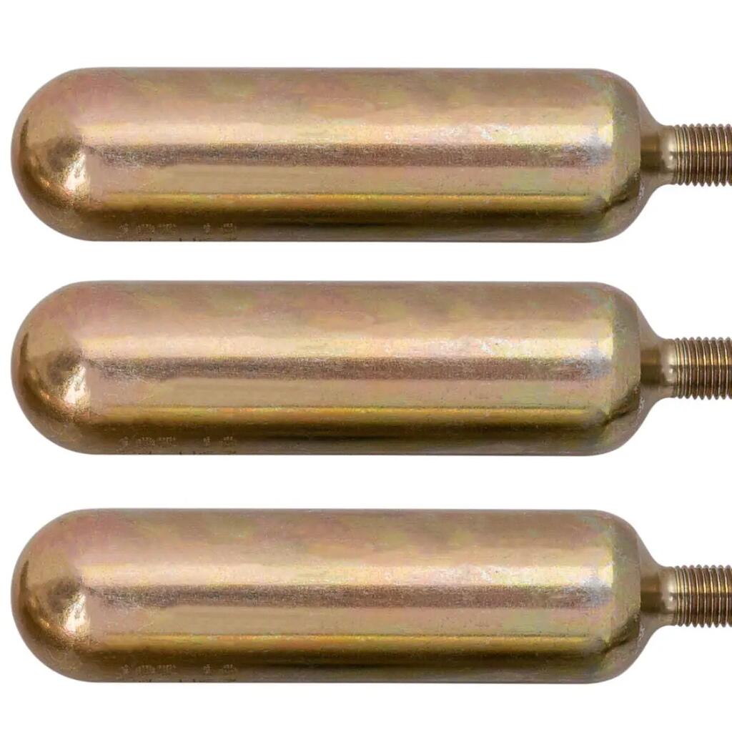 CONTEC 25g threaded CO2 cartridges, 2-pack