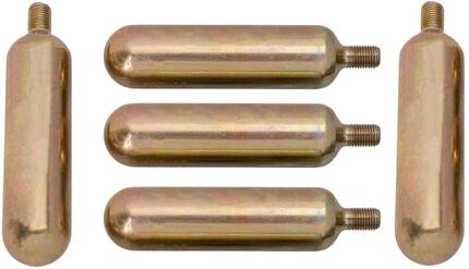 CONTEC CO2-patronen 25 g met schroefdraad, 2 stuks.