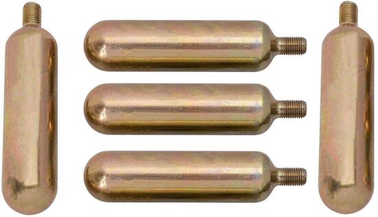 CONTEC CO2-patronen 25 g met schroefdraad, 2 stuks.