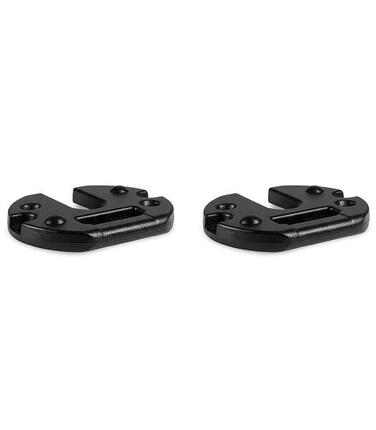Set 2 partytent gewichten 10 kg staal - voetplaten ballast voor vouwtent