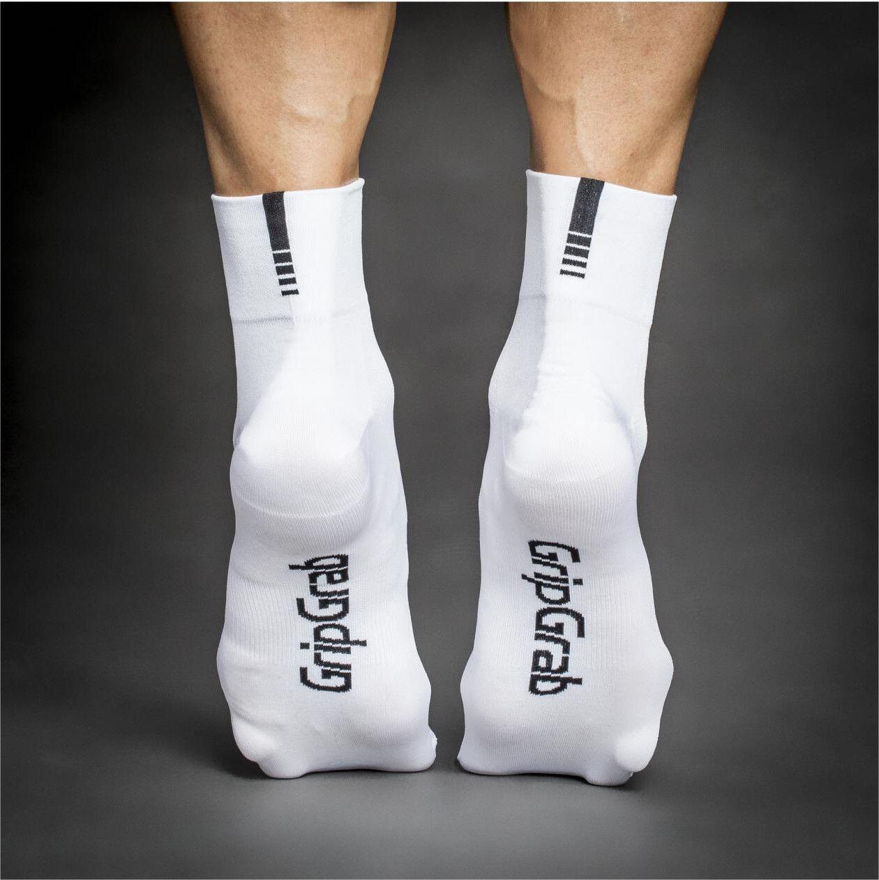 Chaussettes GripGrab Lightweight SL Short Blanc 3/4