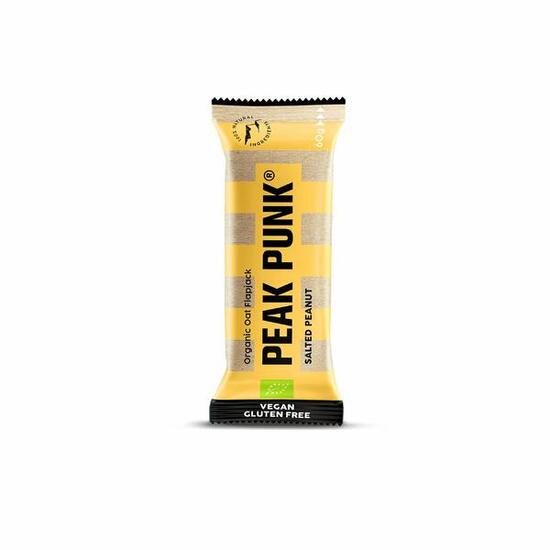 PEAK PUNK Flapjack bio a l’avoine Salted Peanut 60 g