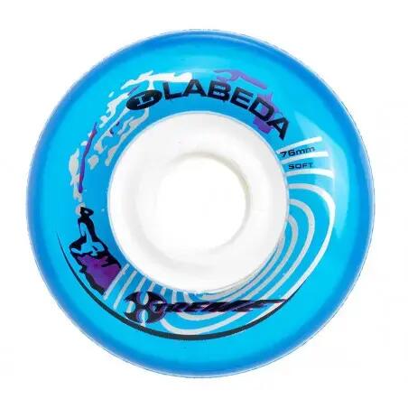 LABEDA Extreme 80MM Soft BLU TINT/WHT - 1 бр., GE8078TWB сини кънки