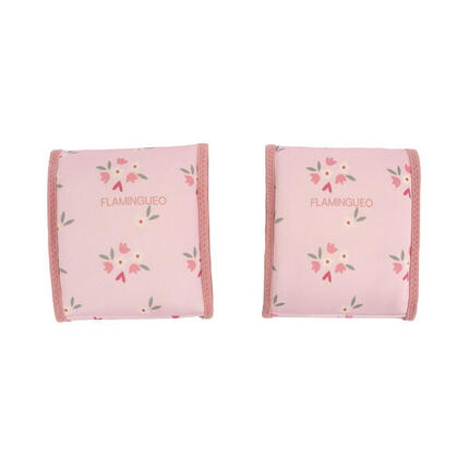 Flamingueo Brassards Piscine Néoprène Enfant 3-6 Ans Confort Rose