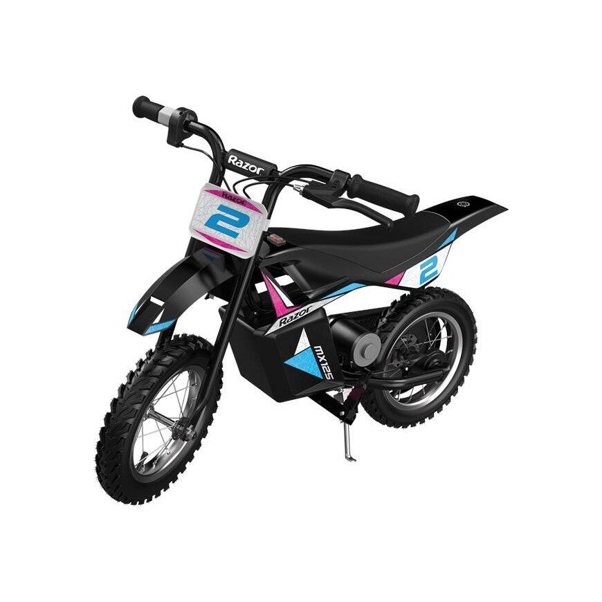 Kids electric motocross dirt bike MX125 black
