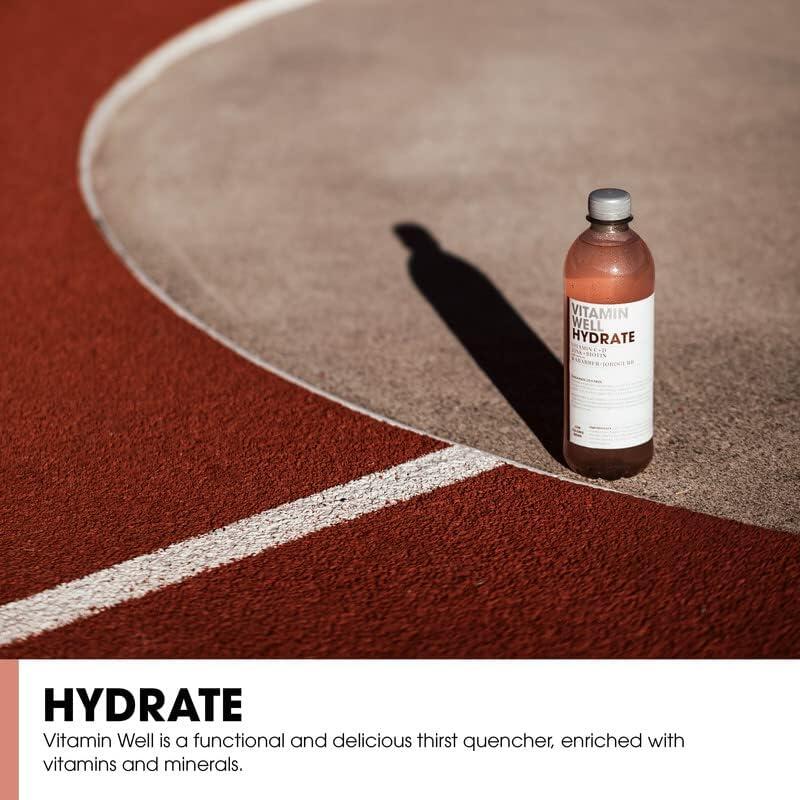 Bebida Vitaminada Hydrate Ruibardo Frambuesa 500ml Vitamin Well 4/5
