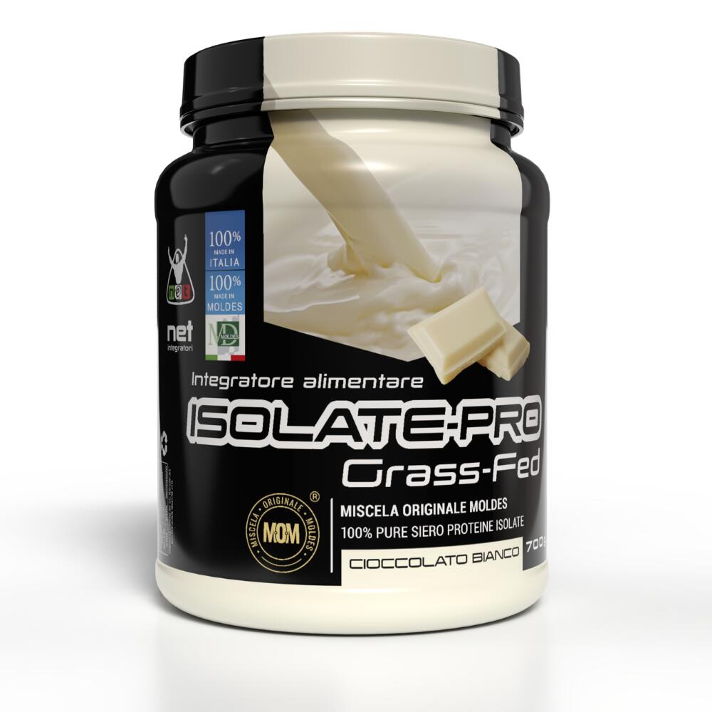 Isolate-Pro Grass-Fed 700g Cioccolato Bianco, Sieroproteine isolate del latte 2/5