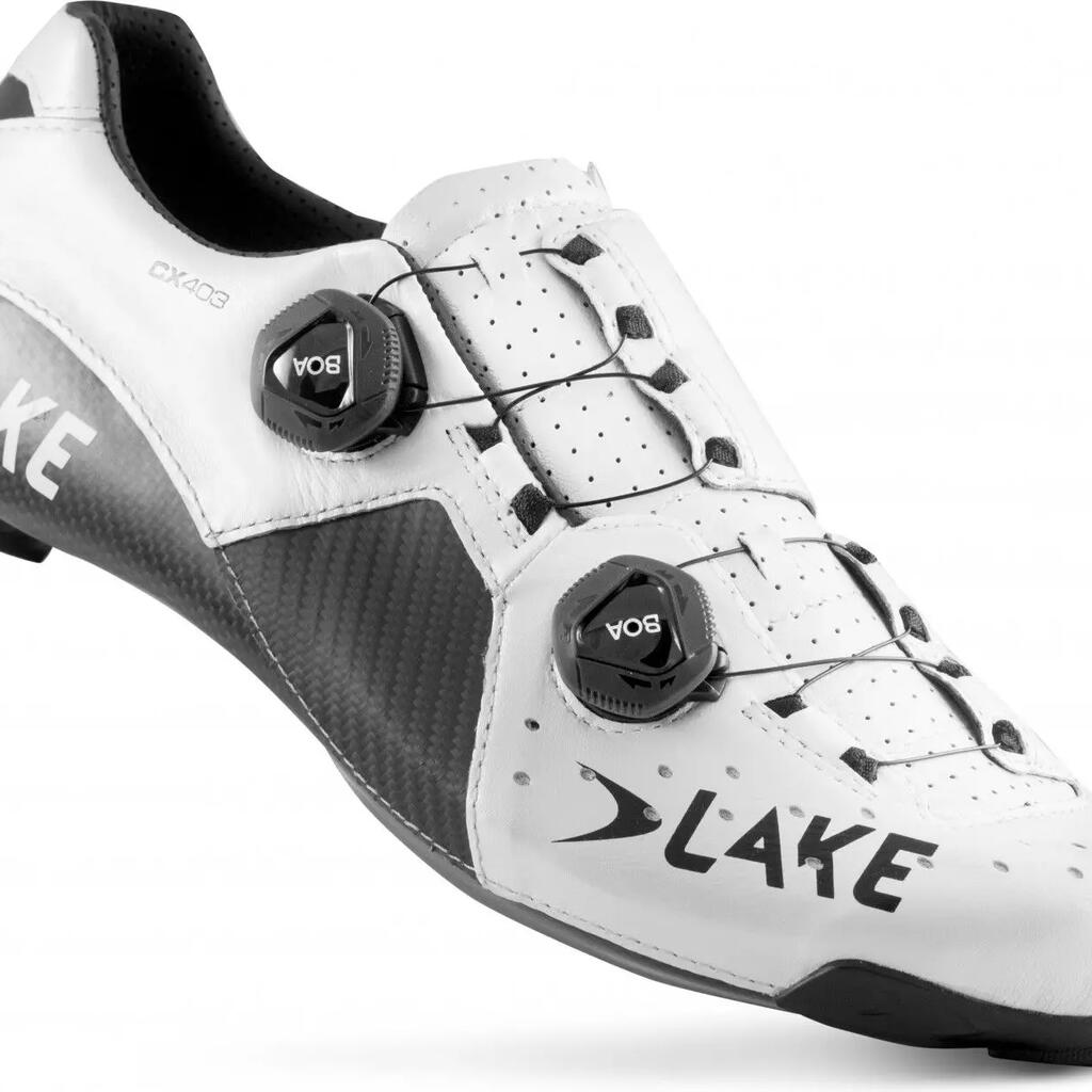 Lake CX403-X Road Shoes White / Black Large Version