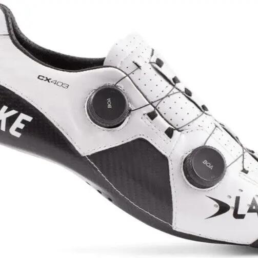 Lake CX403 White / Black Road Shoes
