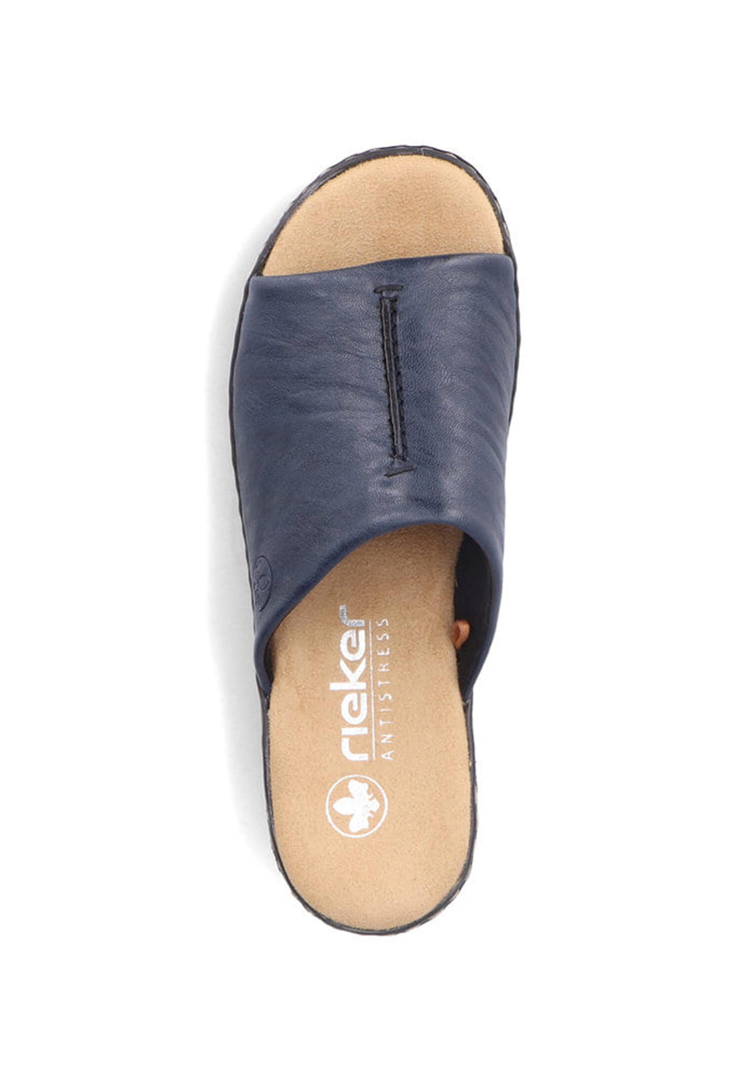 Rieker Damen Pantoletten Slipper 62905-14 Blau 4/5