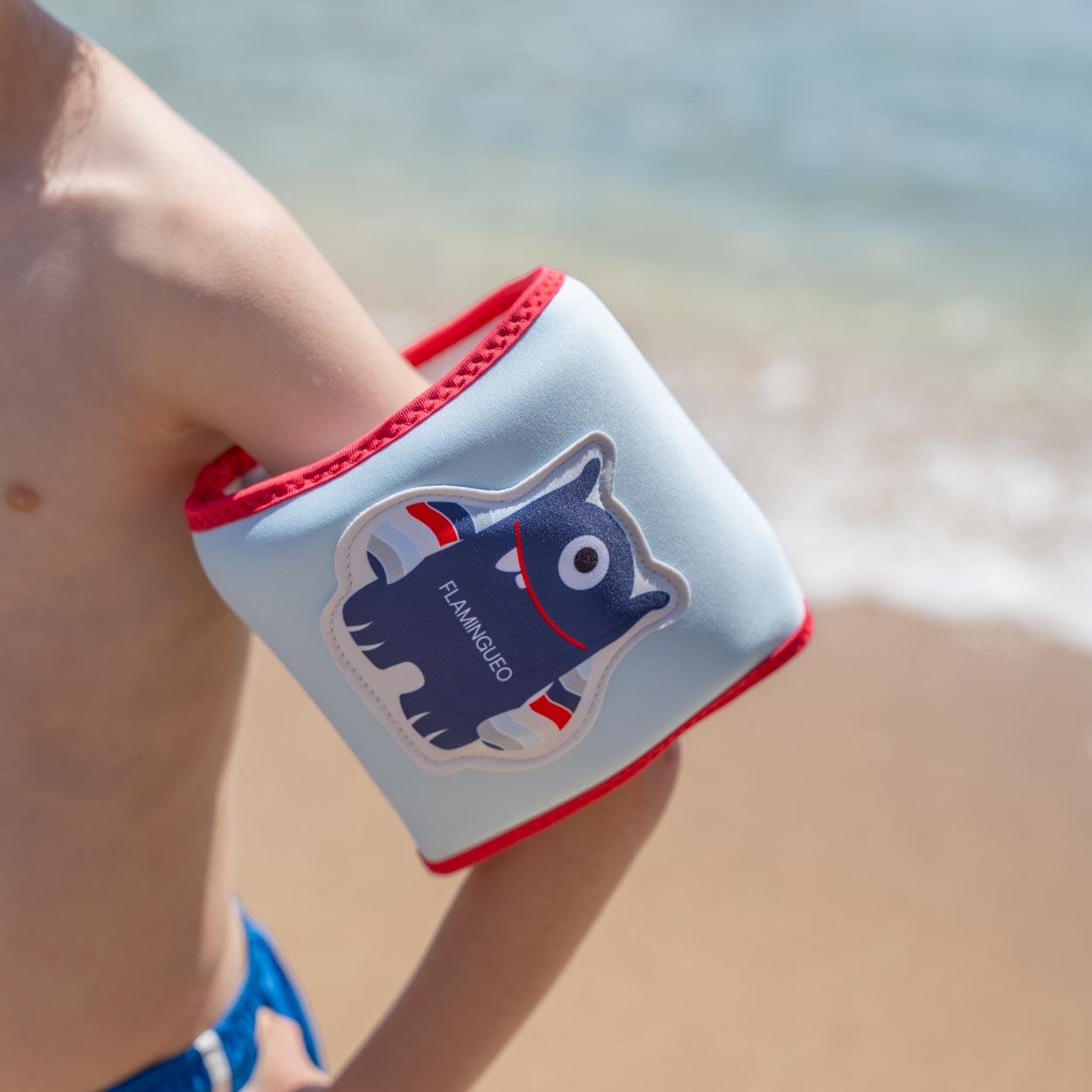 Flamingueo Manguitos Piscina Neopreno Niños 3-6 Años Ajuste Cómodo Azul 3/6