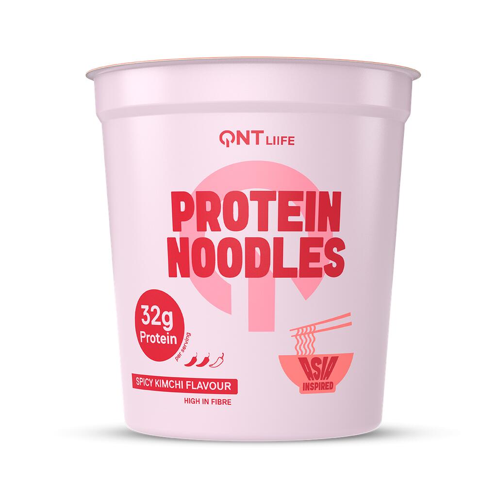 Instant protein noodles 32g protein low sugar spicy kimchi