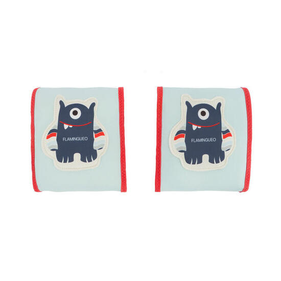 Flamingueo Brassards Piscine Néoprène Enfant 3-6 Ans Confort Bleu