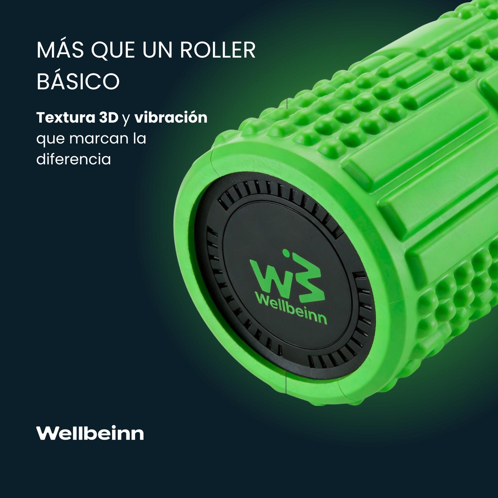 Rollinn by Wellbeinn — Foam Roller Vibratorio | 4 Niveles de Vibración para Recu 7/7