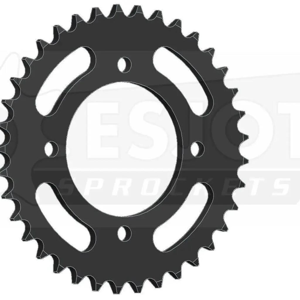 ESJOT Chainring 461, 37T, Steel, Black.