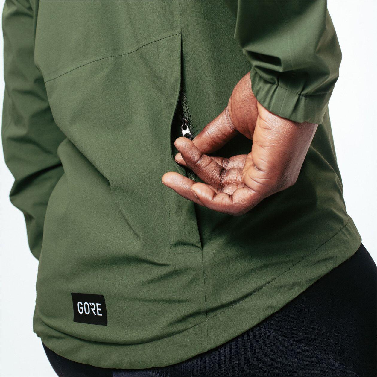 Chaqueta impermeable Gore Wear Torrent Verde 4/7