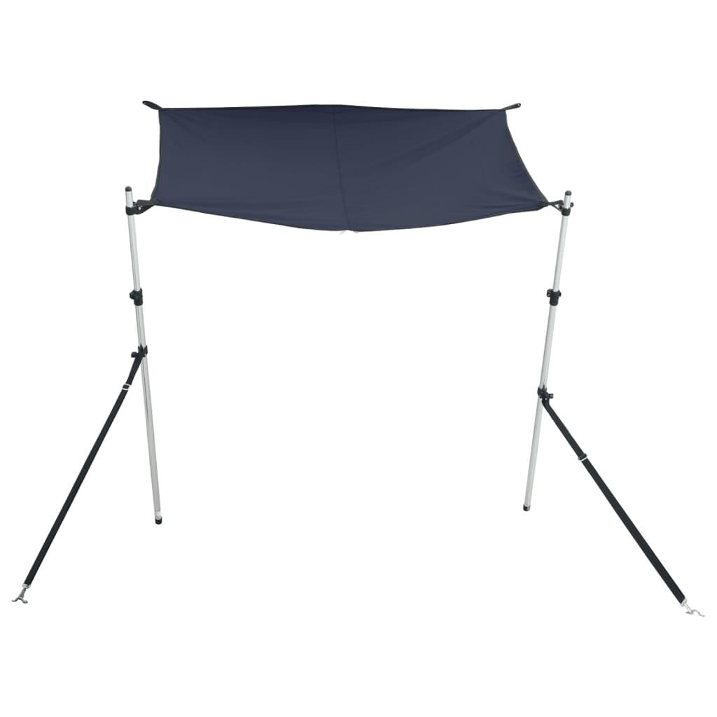 VidaXL tela de sombra T-top 170 x 170 x (115-183) cm azul 3/3