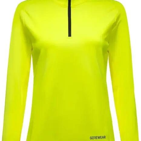 Gore Wear 1/4 Zip Everyday Women's Long Sleeve Jersey Yellow