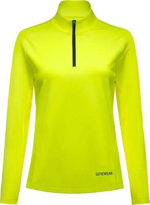 Women's gore wear 1/4 zip everyday trui met lange mouwen geel