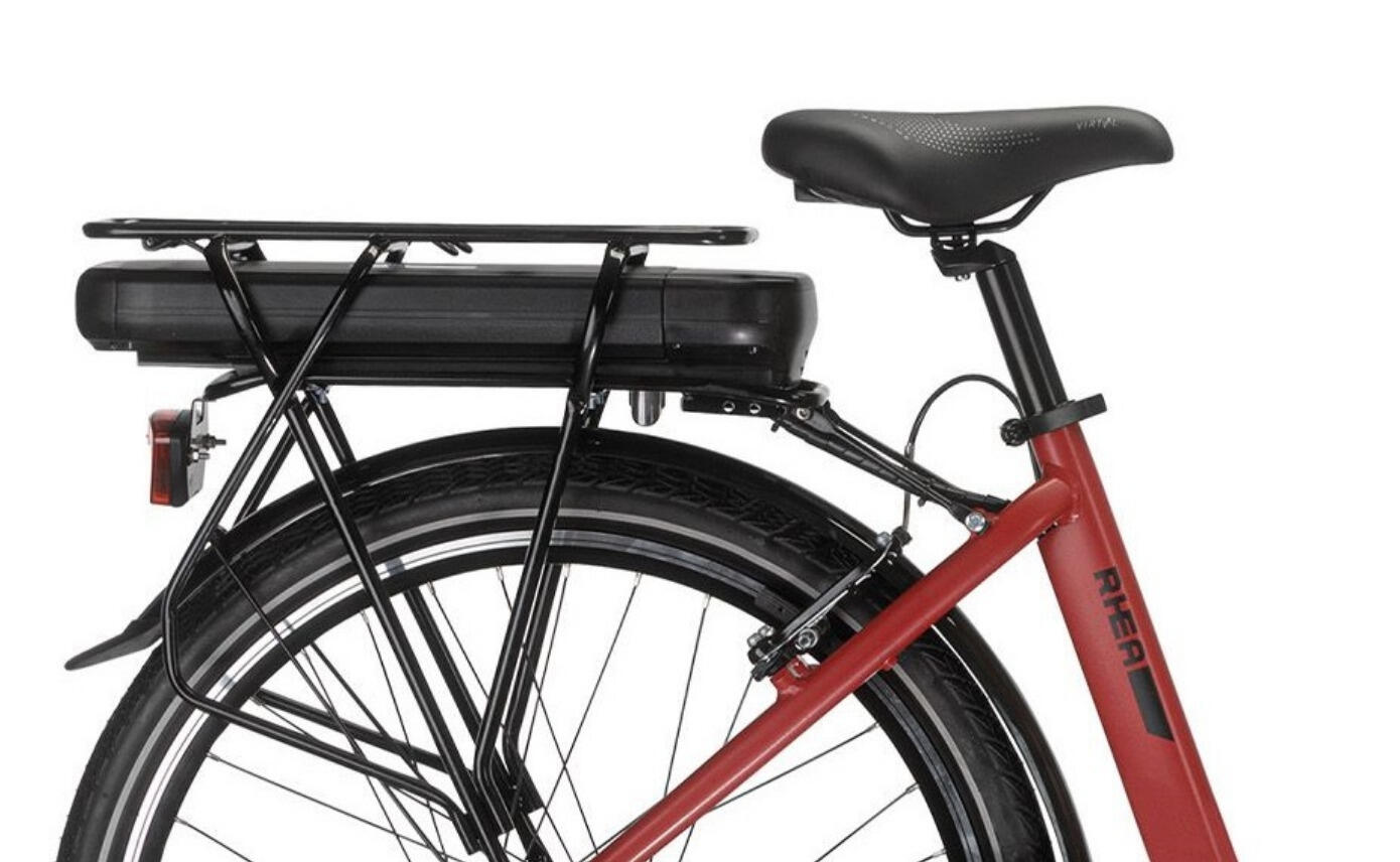 Elektrische stadsfiets NEW RHEA 26 inch, rood 3/3