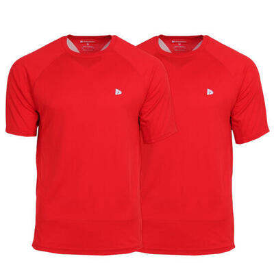 2-pack donnay heren multisport t-shirt andre
