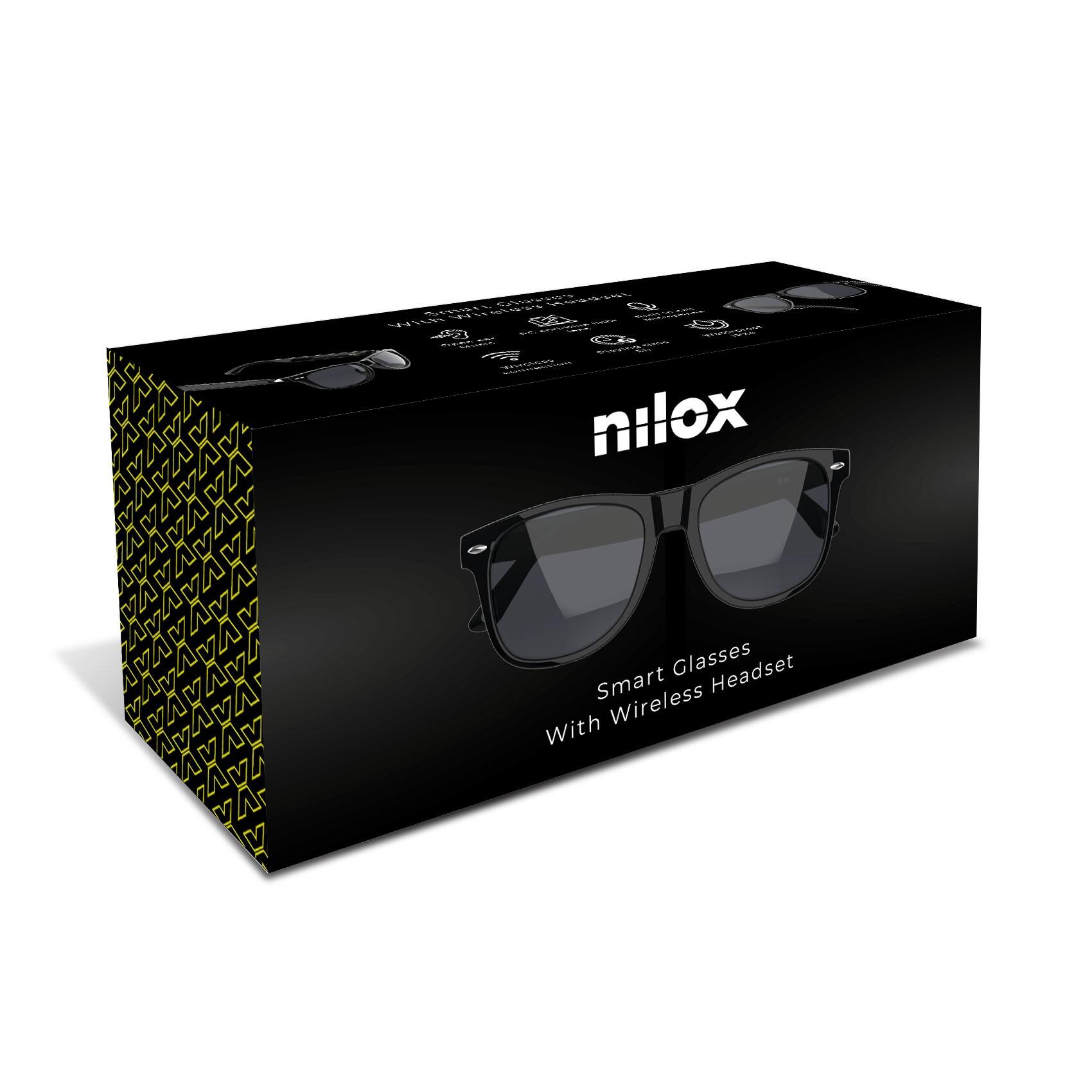 NILOX Audio-Brille Schwarz 2/5