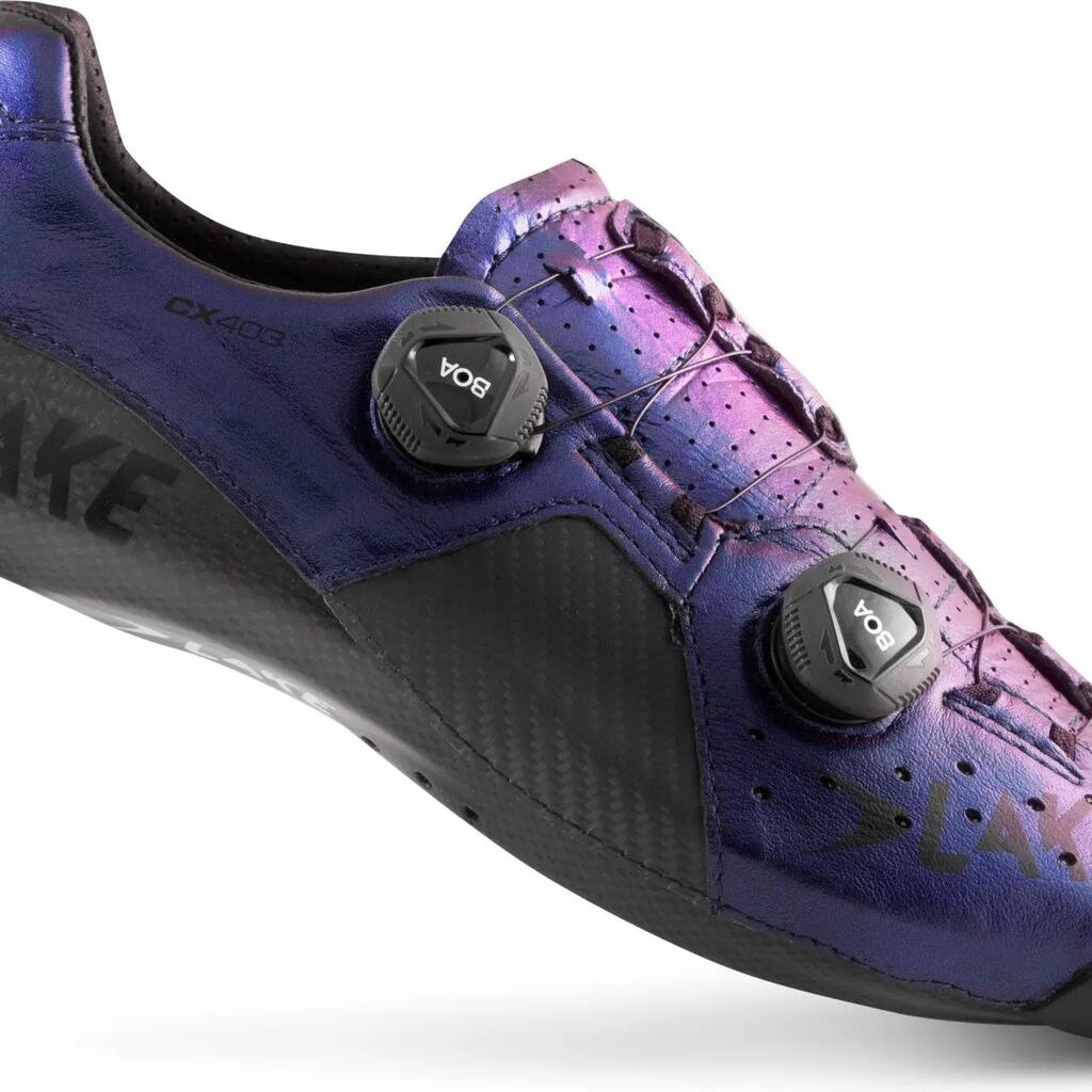 Lake CX403 Chameleon Blue / Black Road Shoes