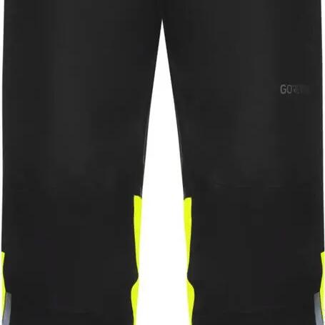 Men's Gore Wear Glidewheel Gore-Tex Waterproof Pants Black/Fluorescent Yellow