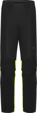 Herren Gore Wear Glidewheel Gore-Tex Wasserdichte Hose Schwarz/Fluo Gelb