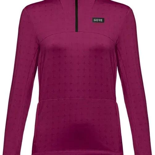 Gore Wear Everyday Thermo 1/4-Zip Violet Women's Long Sleeve Jersey