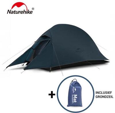 Cloud up 1 ultralight 20d tent and mats - navy