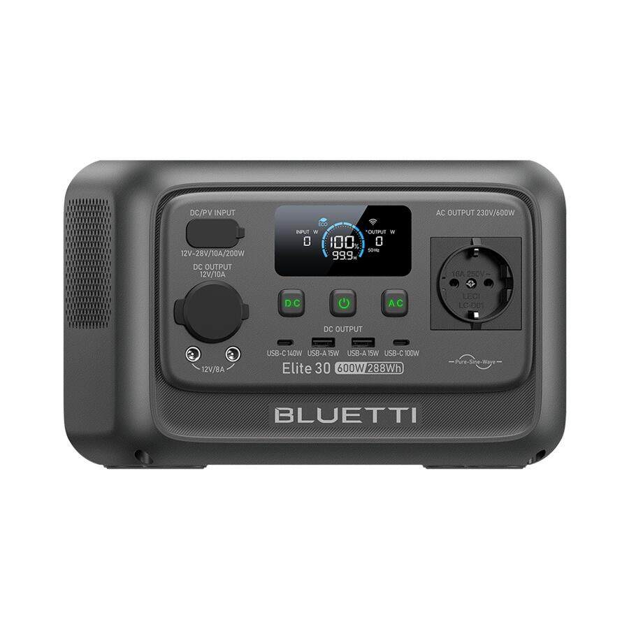 Przenośna stacja zasilania BLUETTI Elite30V2 288Wh kempingu –ODNOWIONA W 99%