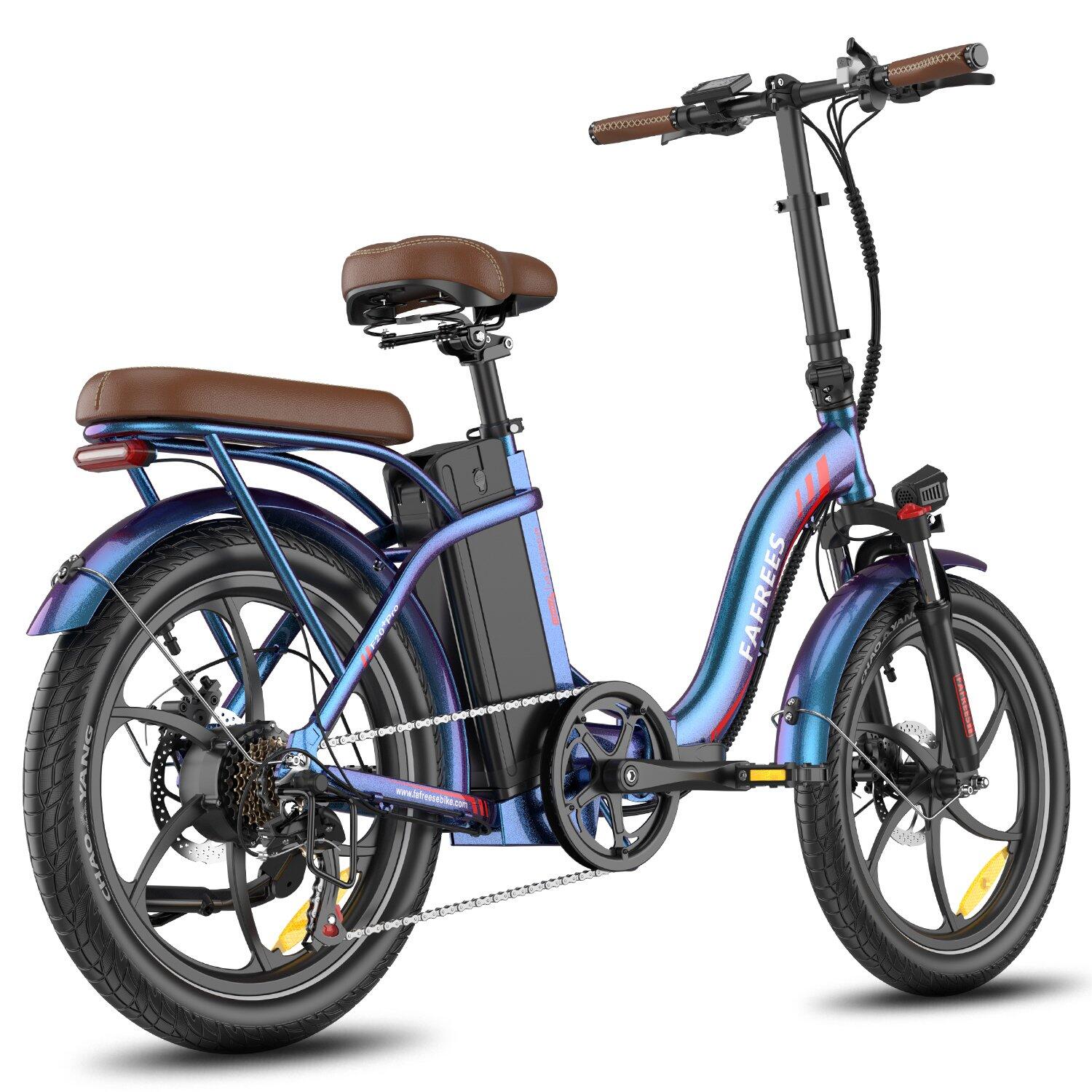Fafrees F20+ Pro Elektrisches Klapprad 250W 36V 25Ah Akku 20 Zoll Reifen 3/7