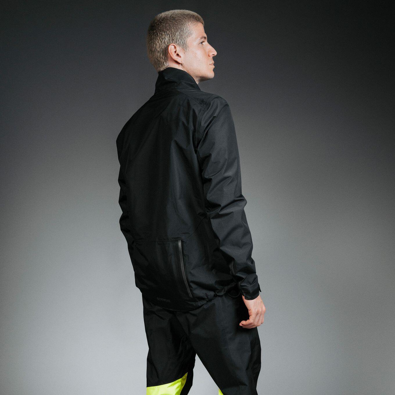 Veste Imperméable Homme Gore Wear Glidewheel Gore-Tex Noir 3/4