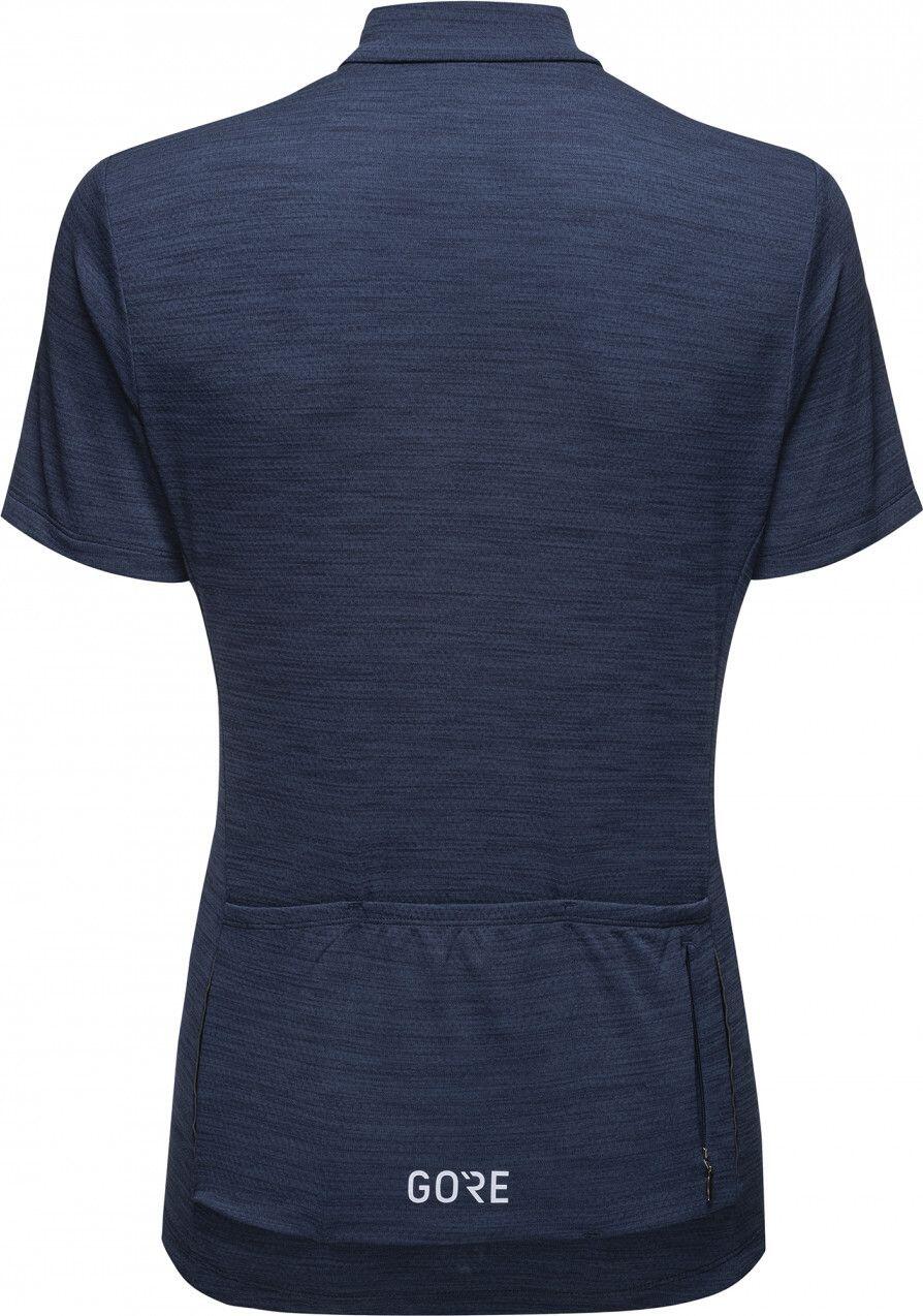 Gore Wear C3 feminino manga curta jersey azul 2/2